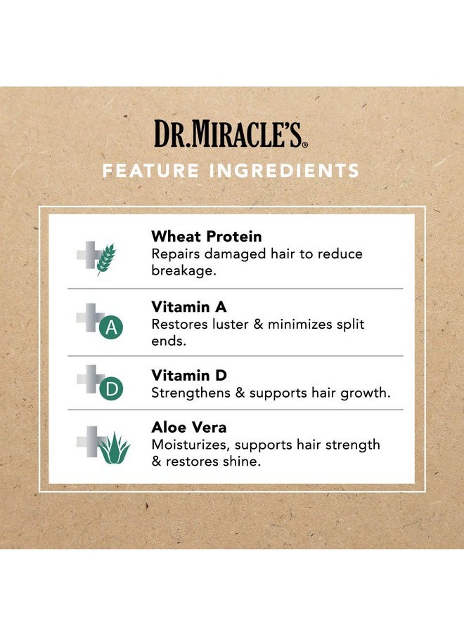 Dr. Miracle's - Dr. Miracle's Temple and Nape Gro Balm - For Healthy Hair Growth, Contains Wheat Protein, Aloe, Vitamin A, Vitamin D, Strengthens, Promotes Growth, 4 oz - Image 1