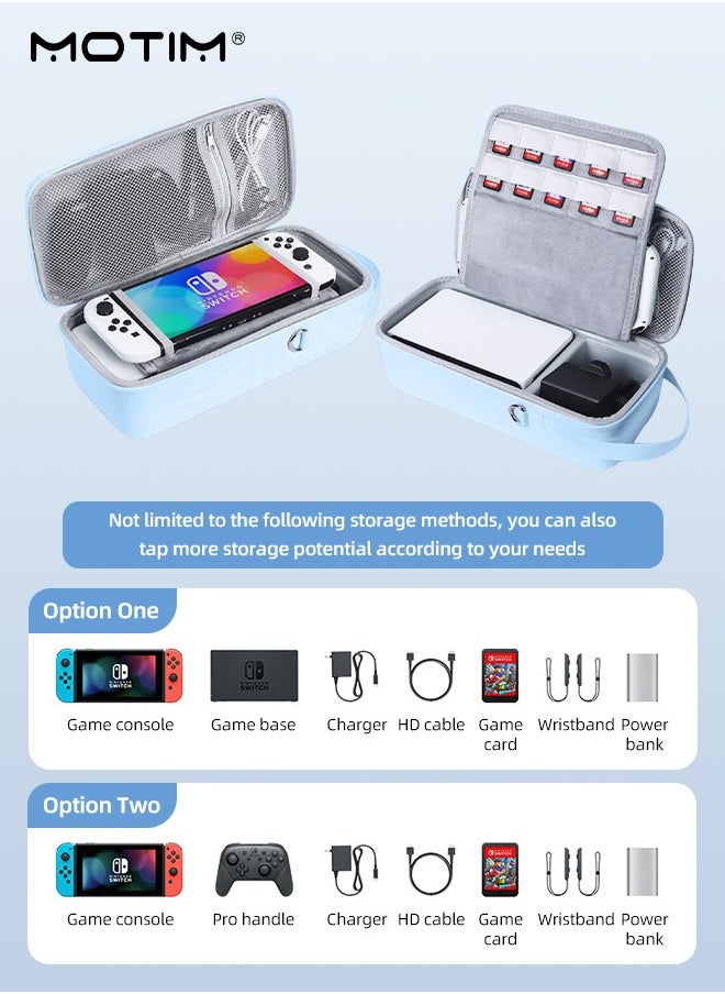 Switch Carrying Case Compatible with Nintendo Switch/OLED Model, Portable Switch Storage Bag With Stand Fit for Joy-Con and Adapter, Hard Shell Protective Pouch Case & Games - pzsku/Z69E5BE96874B911034BCZ/45/_/1725452053/a8b42e7e-e574-41b5-8eae-c00027050fad