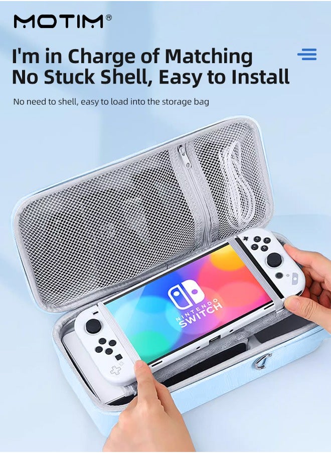 Switch Carrying Case Compatible with Nintendo Switch/OLED Model, Portable Switch Storage Bag With Stand Fit for Joy-Con and Adapter, Hard Shell Protective Pouch Case & Games - pzsku/Z69E5BE96874B911034BCZ/45/_/1725452057/d9bfd1b9-53b0-4b10-baf2-142fabc7f115