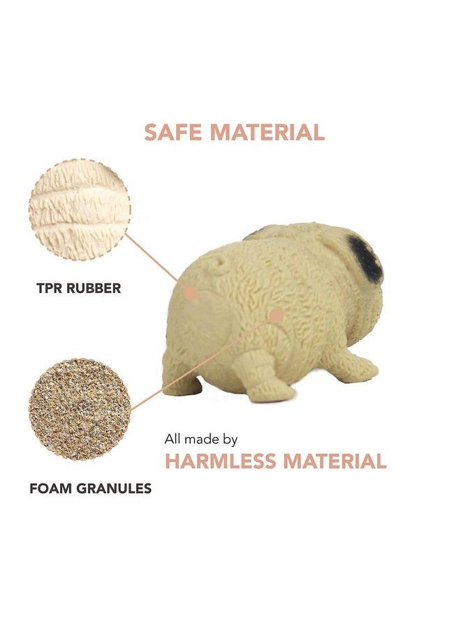Generic - Squishy Dog Toy Gifts Stress Squishies Pug Sensory Toys Slow Rising Fidget Anxiety Relief Pugs For Adult, Child, Adhd Or Puppies Fans Sturdy And Durable Fidget Toy With Good Sealing - Image 1