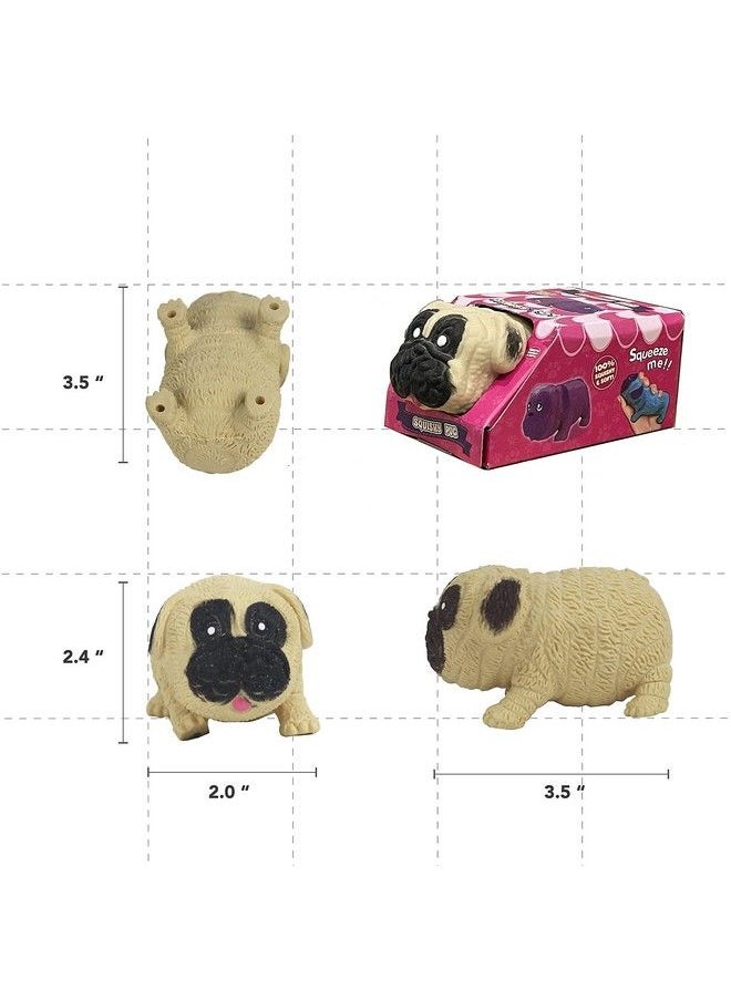 Generic - Squishy Dog Toy Gifts Stress Squishies Pug Sensory Toys Slow Rising Fidget Anxiety Relief Pugs For Adult, Child, Adhd Or Puppies Fans Sturdy And Durable Fidget Toy With Good Sealing - Image 1
