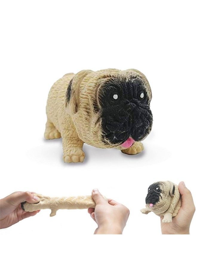 Generic - Squishy Dog Toy Gifts Stress Squishies Pug Sensory Toys Slow Rising Fidget Anxiety Relief Pugs For Adult, Child, Adhd Or Puppies Fans Sturdy And Durable Fidget Toy With Good Sealing - Image 1