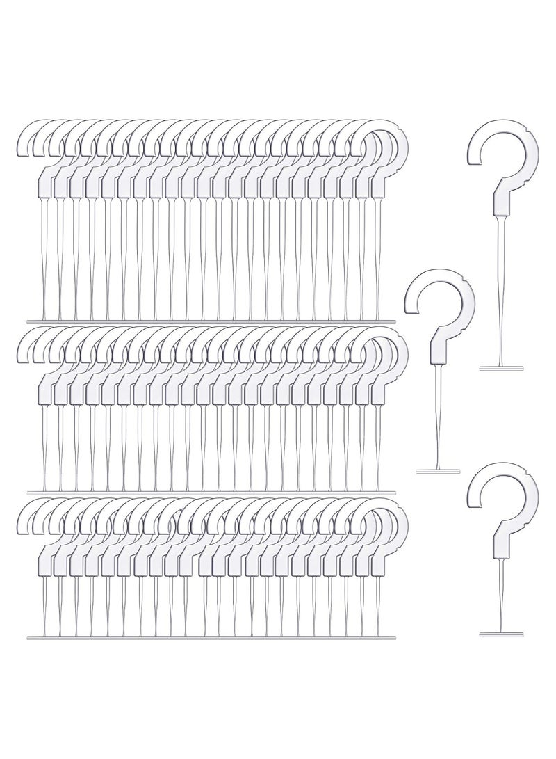 Generic 5000 Pieces Plastic J Hook Fasteners Clothing Tagging Fasteners Hanging Tag Fasteners for Tag Label, Standard Tagging Barbs - Image 1