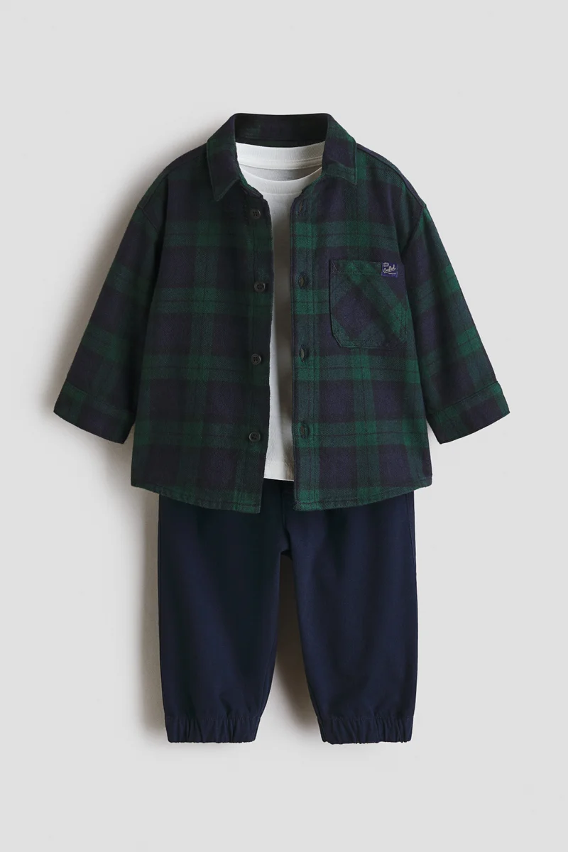 H&M 3-piece cotton set