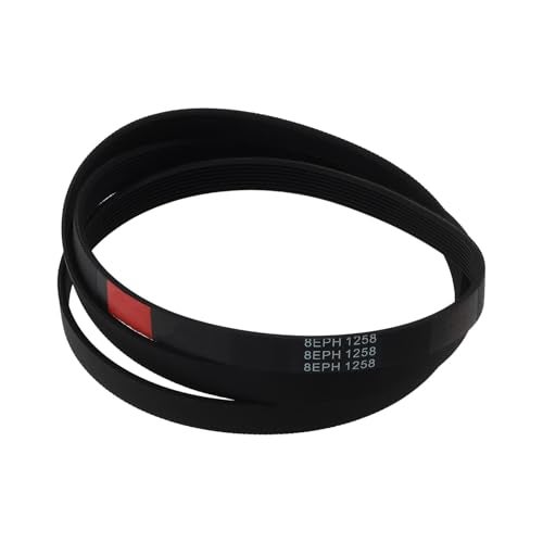 OTOTEC Washing Machine Drive Belt 8EPH1258 Rubber 1258mm X 13mm 8 Ribs Compatible Replacement - Image 1