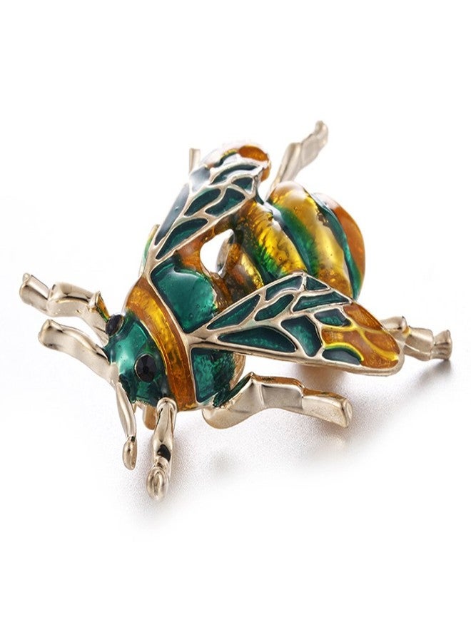 MINGHUA Enamel Cicada Collar Brooches Insect Corsage Brooch Pins for Unisex Clothing Accessories - Image 4