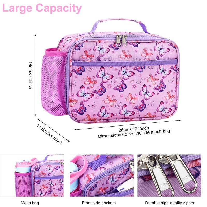 RHCPFOVR Kids Lunch Bag - Insulated Lunch Box for Boys Girls,Washable Lunch Bag and Reusable Toddler Leak-proof Lunchbox for School and Daycare - Image 5