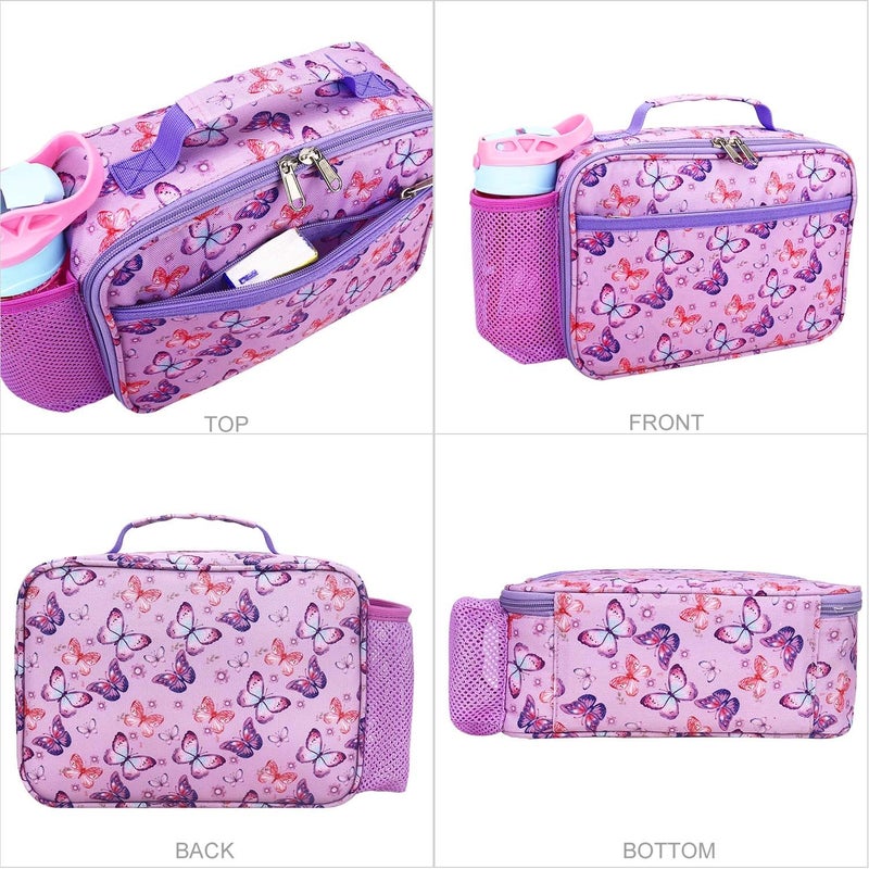 RHCPFOVR Kids Lunch Bag - Insulated Lunch Box for Boys Girls,Washable Lunch Bag and Reusable Toddler Leak-proof Lunchbox for School and Daycare - Image 4