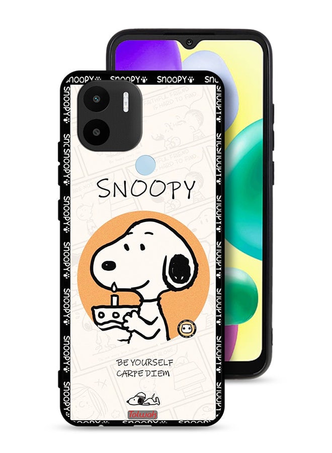 Tolwak Xiaomi Redmi A1 Plus Protective Case Cover Snoopy Be Yourself - Image 1