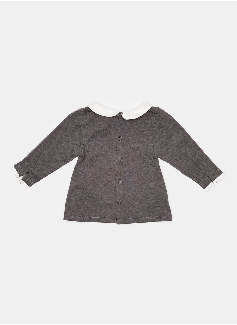 OBAIBI - Grey T-Shirt for Girls - Image 1