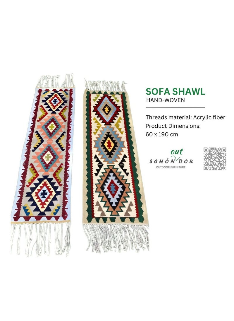 Schondor Furniture Sofa Shawl | 60x190cm  - Image 1