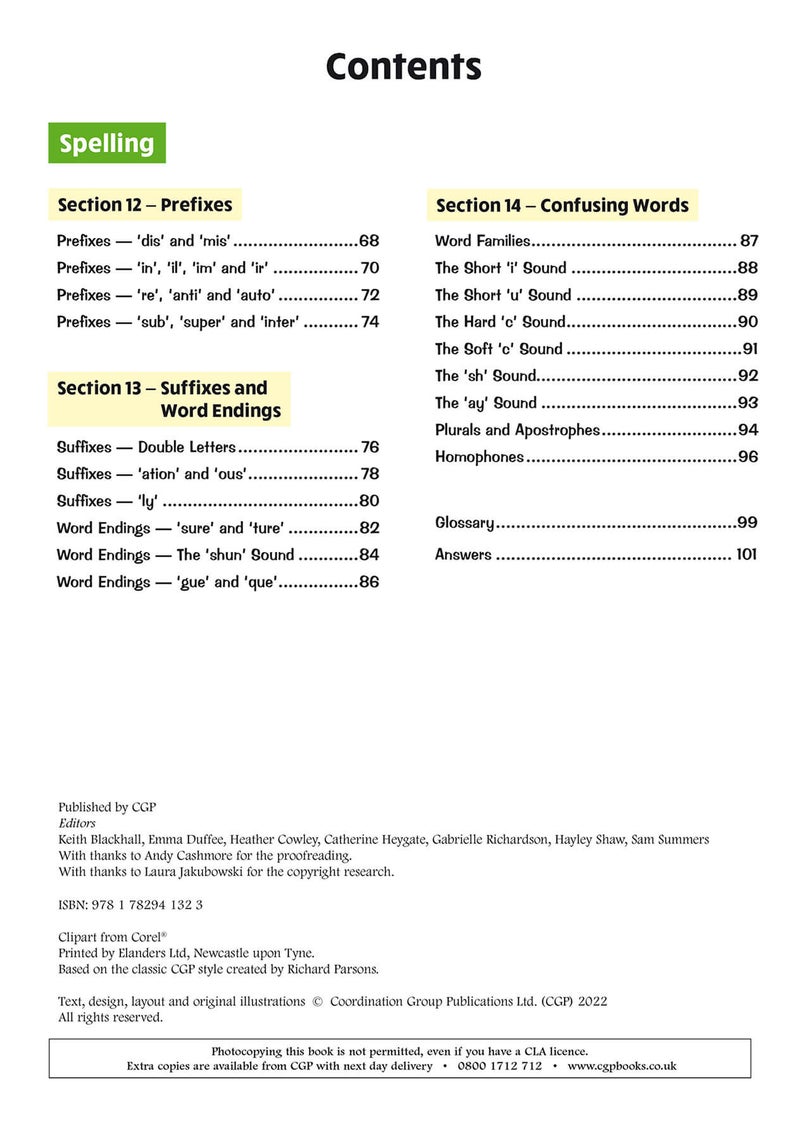 Ks2 English Targeted Question Book Grammar Punctuation And Spelling Year 4 - Image 1