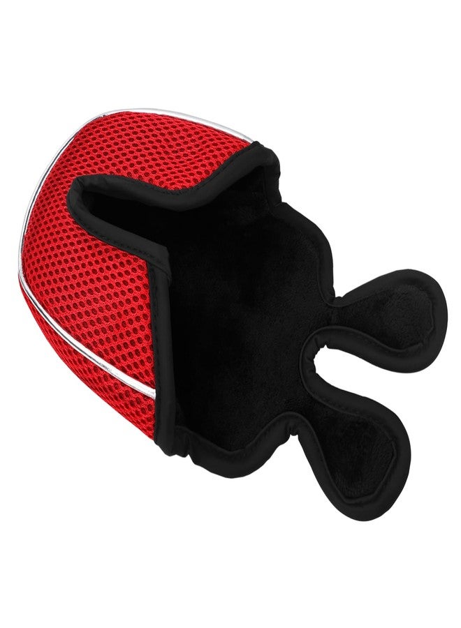 Andux Mesh Golf Putter Head Covers for Low Center Shaft Putter MT/TG22, Semicircle Red - Image 5