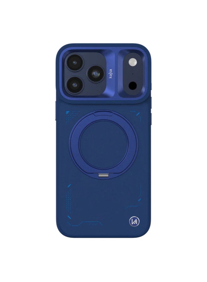 كاجسا غطاء Kajsa لهاتف iPhone 17 Pro بلون برتقالي، متوافق مع MagSafe، مزود بحامل حلقي وخطاف للحزام، تصميم مقاوم للصدمات مع أزرار من الألمنيوم، حماية متكاملة وأناقة عصرية لهاتفك الذكي - Image 1
