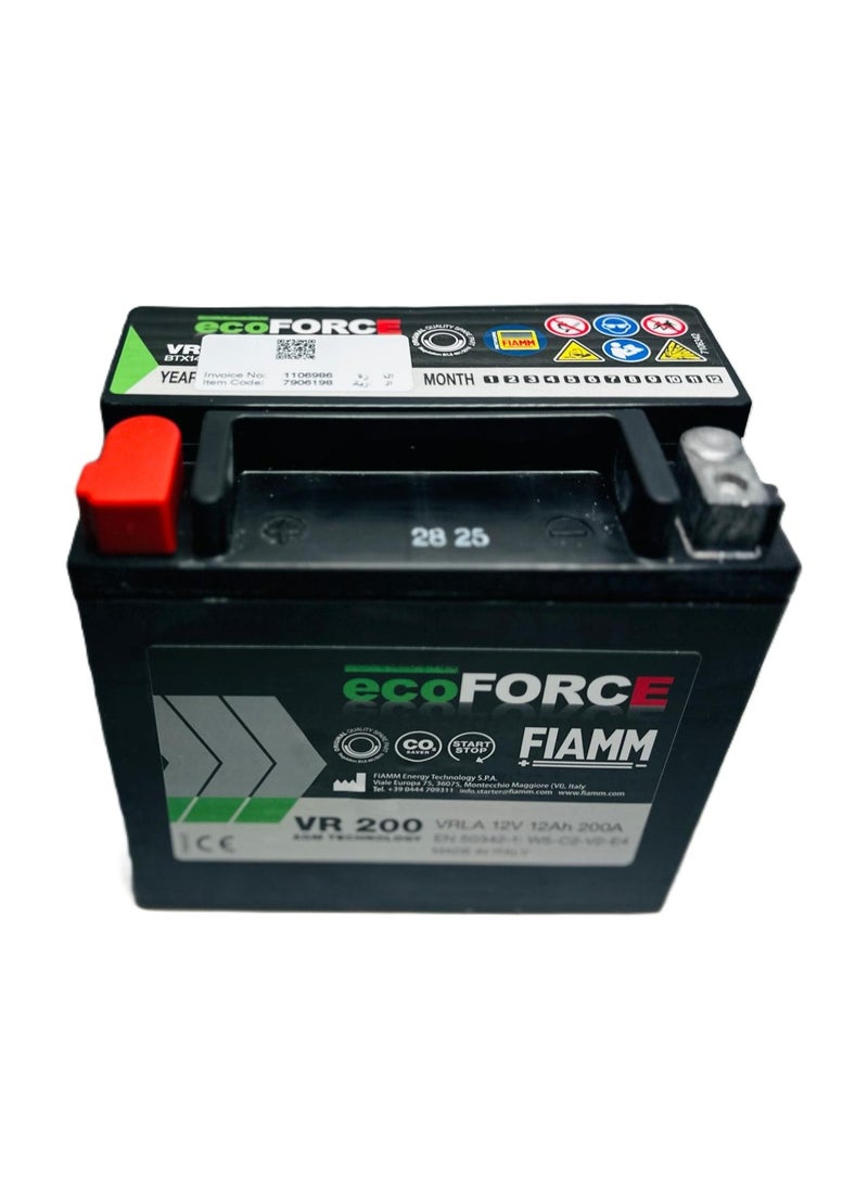 فيام بطارية الطاقة المساعدة Eco Force 12V 12AH - Image 5