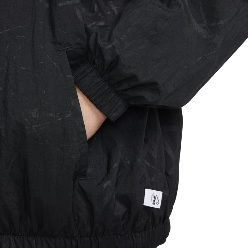 Nike (WMNS) Nike Sportswear Breaking Windrunner Jacket Asia Sizing 'Black Anthracite' - Image 5