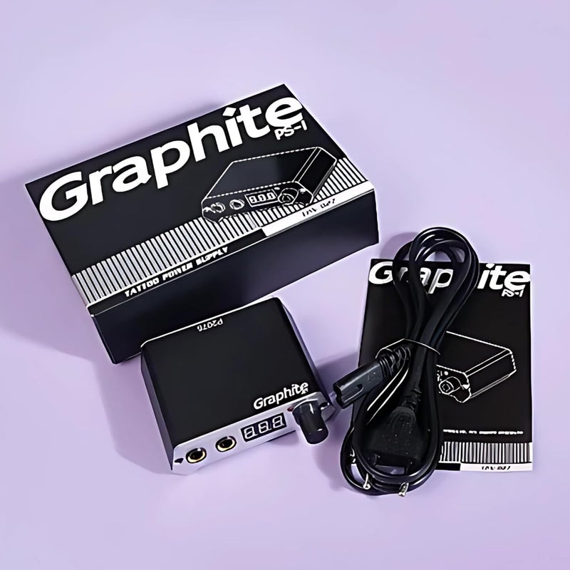 Globelle GP8 PMU Machine with Graphite Single Digital Power Supply Plug Switch and Mini Dual Digital Tattoo Power Supply  Adjustable Professional Permanent Makeup and Tattoo Kit - Image 3