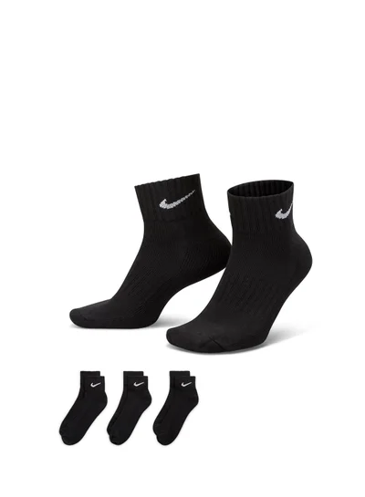 Nike 3 Pack Value Quarter Socks