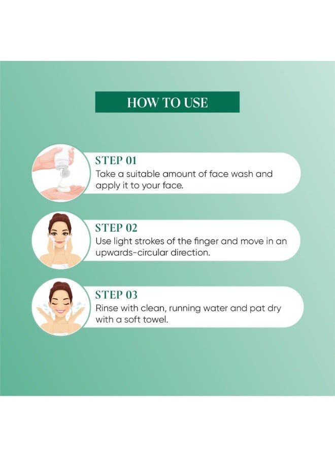 Ozone CBT Face Wash with Aloe Vera, Chironji, Neem & Lemon | Deep Cleansing & Brightening Formula for Flawless, Glowing Skin | Suitable for All Skin Types | Unisex Facewash | 100gm - Image 5