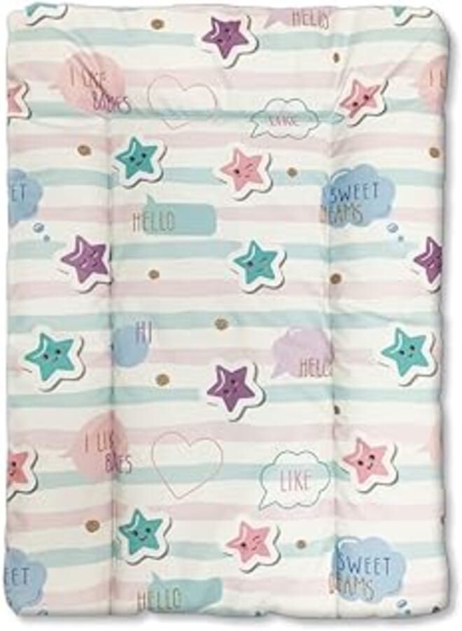 Komkom baby changing mat - patterned/stars - 1 piece