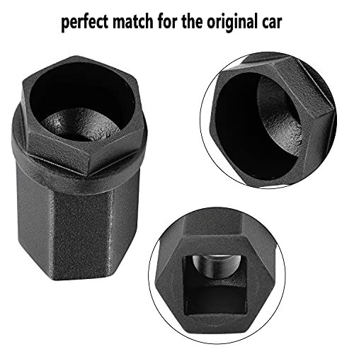 Kujunpao Diesel Nipple Cup Socket Kit Compatible with Ford 6.0L 2003-2007 High Pressure Oil Rail Ball Tube Repair with 8pcs Heavy Duty Viton O-Rings Leakproof and one 1/2" Drive Socket - Image 3