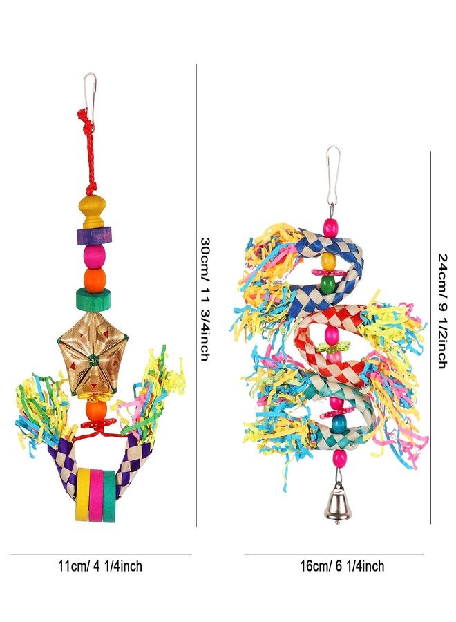 LifeIdeas 5PCS Bird Toys - Foraging, Shredding & Hanging Toys for Small to Medium Parrots, Conures, Cockatiels, Budgies, Lovebirds & Parrotlets - Bird Cage Accessories - Image 5
