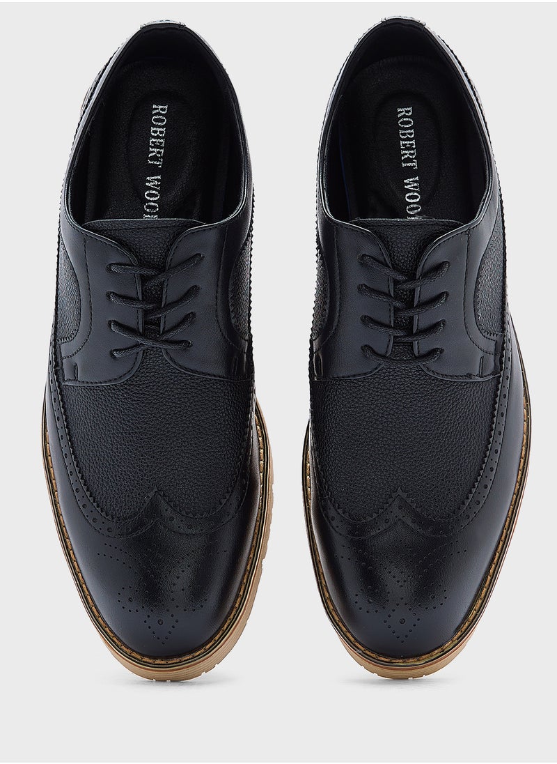 Robert Wood Wing Cap Casual Lace Up  - Image 4