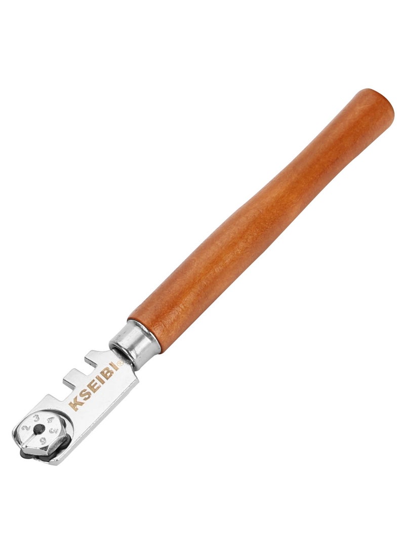 KSEIBI Six Wheel Cutter/Wood, "125MM 3-10MM, Chrome Plated, for Carpentry and Woodworking, Flooring Installation, Trimming and Molding Installation, Woodworking and DIY Home Improvement.  - Image 1