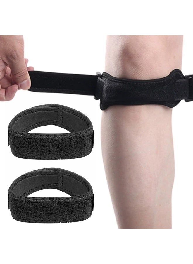 Patella Tendon Knee Strap – Knee Pain Relief Support Brace for Women & Men – Strong Stability for Running, Soccer & Sports - Image 1