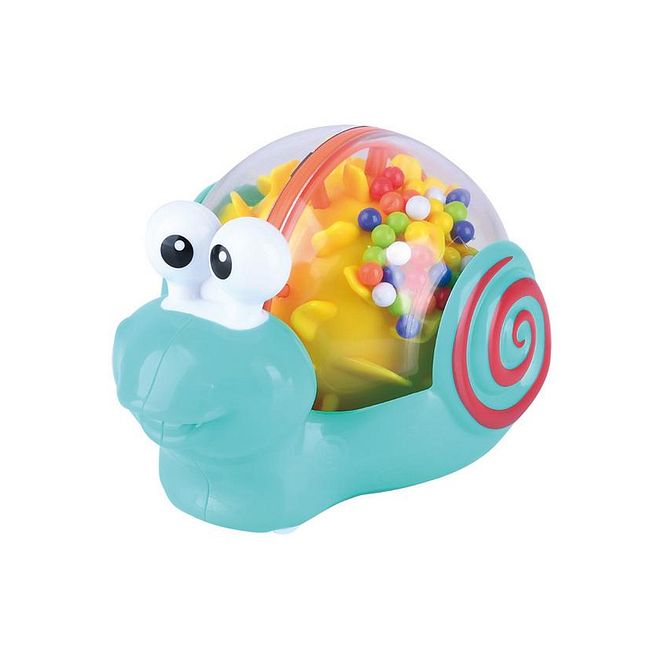 Playgo Rattle Along Snail Toy for 6+ Months - Swirling Action, Adaptive Surface - Image 2