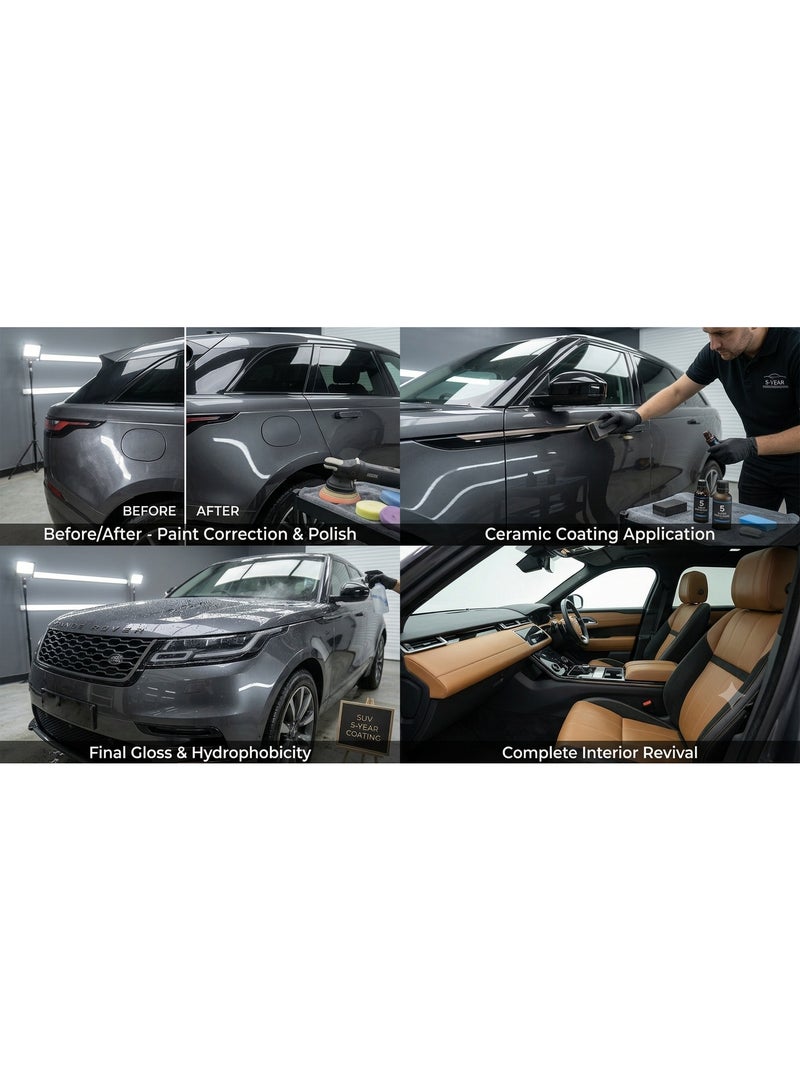 SONAX Premium SUV Detailing: Multi-Stage Polish, 5-Yr Ceramic Coating & Interior Revival - Image 3