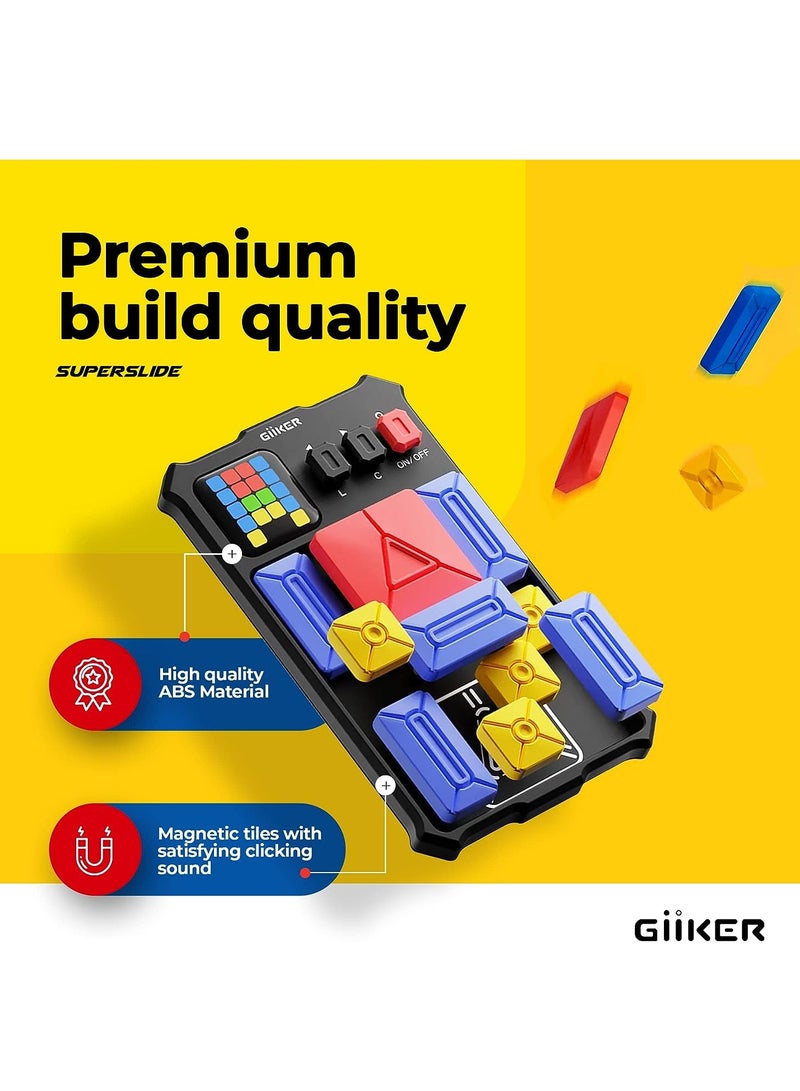 GiiKER Super Slide Brain Games 500+Level IQ Puzzles, Handheld games Educational Toys, Perfect For Relaxing Stress Relief, Leisure Travel Fun Toys