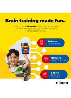 Giiker GiiKER Super Slide Brain Games 500+Level IQ Puzzles, Handheld games Educational Toys, Perfect For Relaxing Stress Relief, Leisure Travel Fun Toys  - Image 4