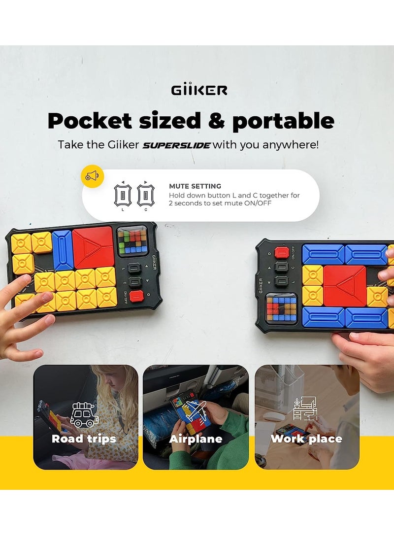 Giiker GiiKER Super Slide Brain Games 500+Level IQ Puzzles, Handheld games Educational Toys, Perfect For Relaxing Stress Relief, Leisure Travel Fun Toys  - Image 2