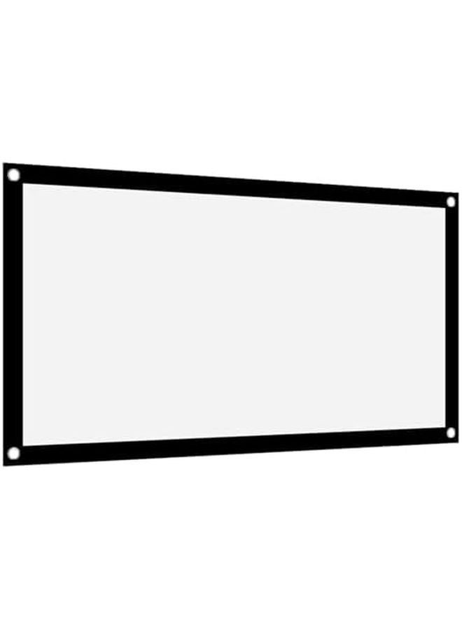 Projector Screen Indoor 16 9 Thicken Non Crease Soft White Model ZJchaotniafwp6ry 11 - Image 1