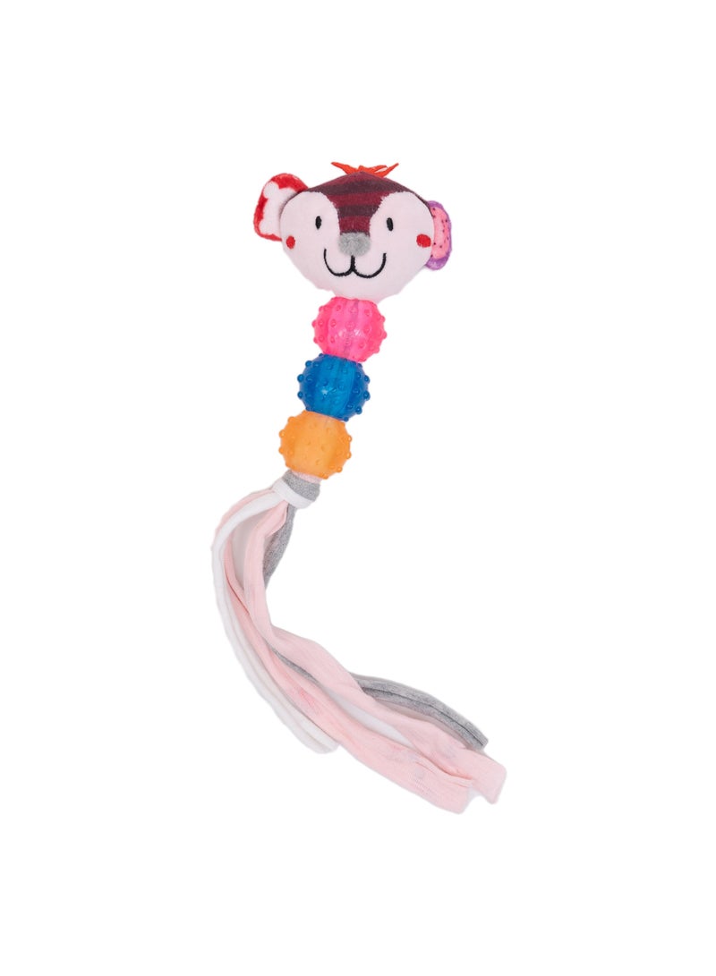 PL Squeaky Head Small Dog Chew Toy with TPR Chew Body - Interactive and Durable Dog Toy - Image 1