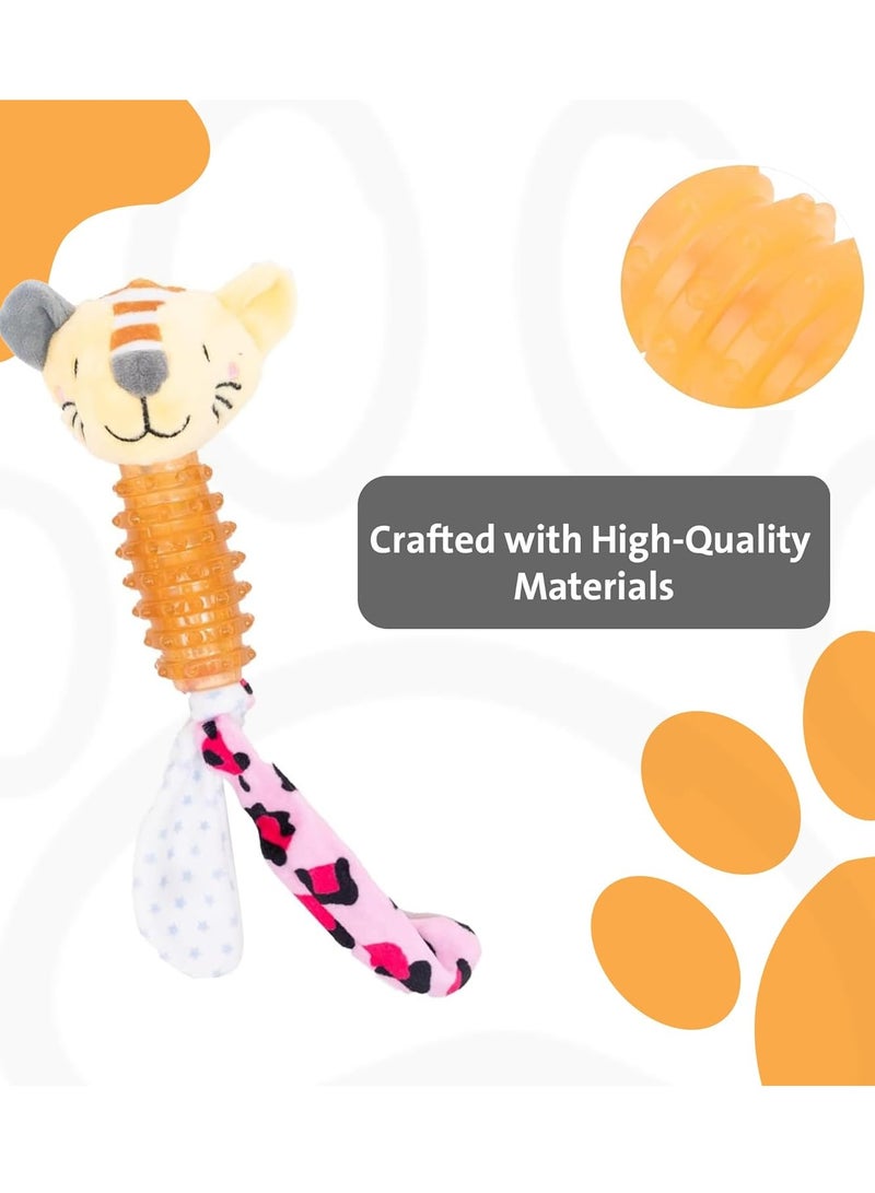 PL Squeaky Head Small Dog Chew Toy with TPR Chew Body - Interactive and Durable Dog Toy - Image 2