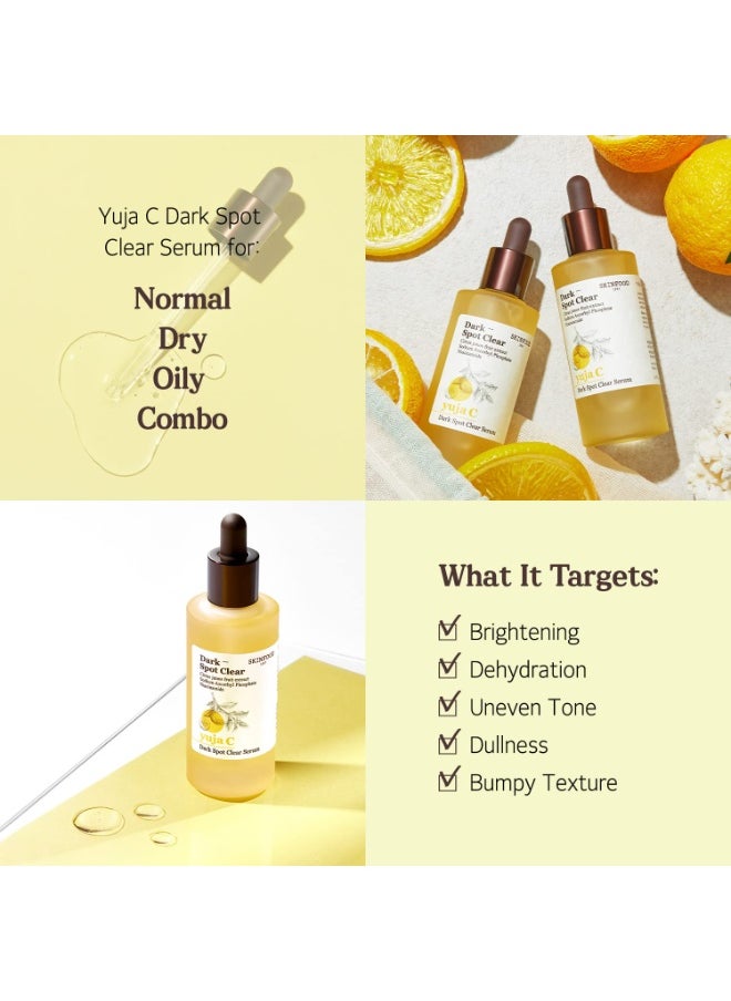 Skinfood SKINFOOD Yuja C Dark Spot Clear Serum (50ml), 75% Yuja Extract with Niacinamide & Panthenol Blemish Care Serum  - Image 3