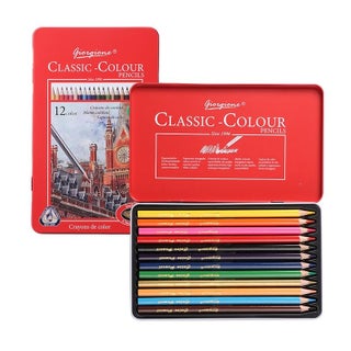 Giorgione Artists Colouring Pencils Tin Set of 12 - pzsku/Z69E7E433AF95814CE21CZ/45/1748264990/611026ca-8f58-4a62-bbf5-42a9d5343b82