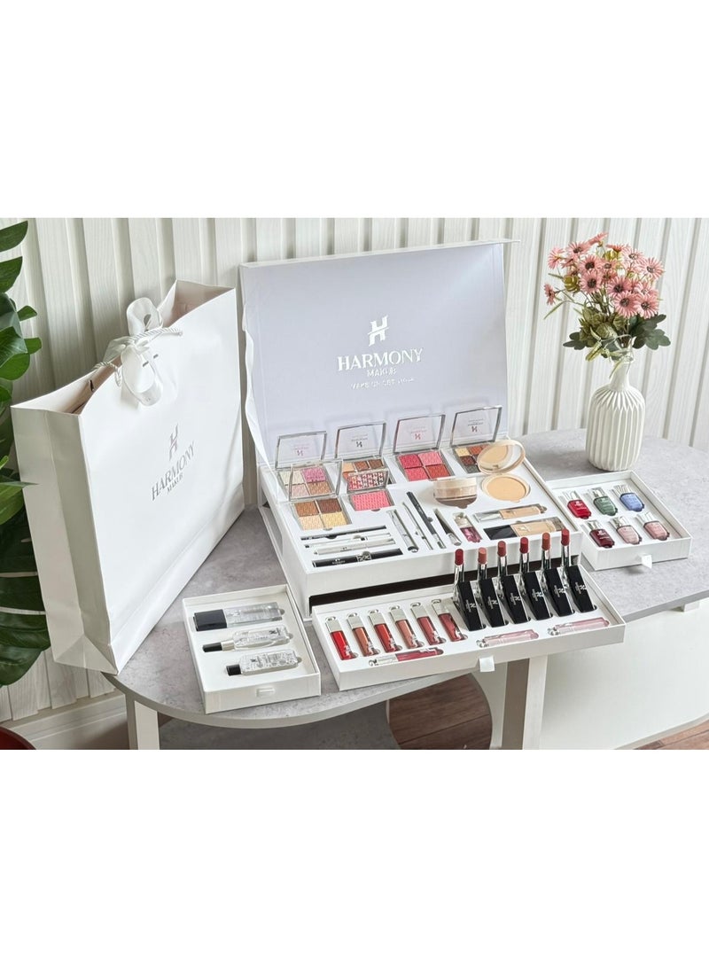 Harmony Beauty Makeup Collection best seller .. White color - Image 2