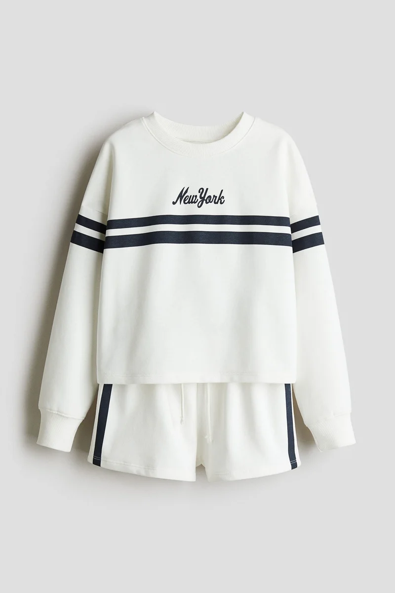 H&M 2-piece sweatshirt set
