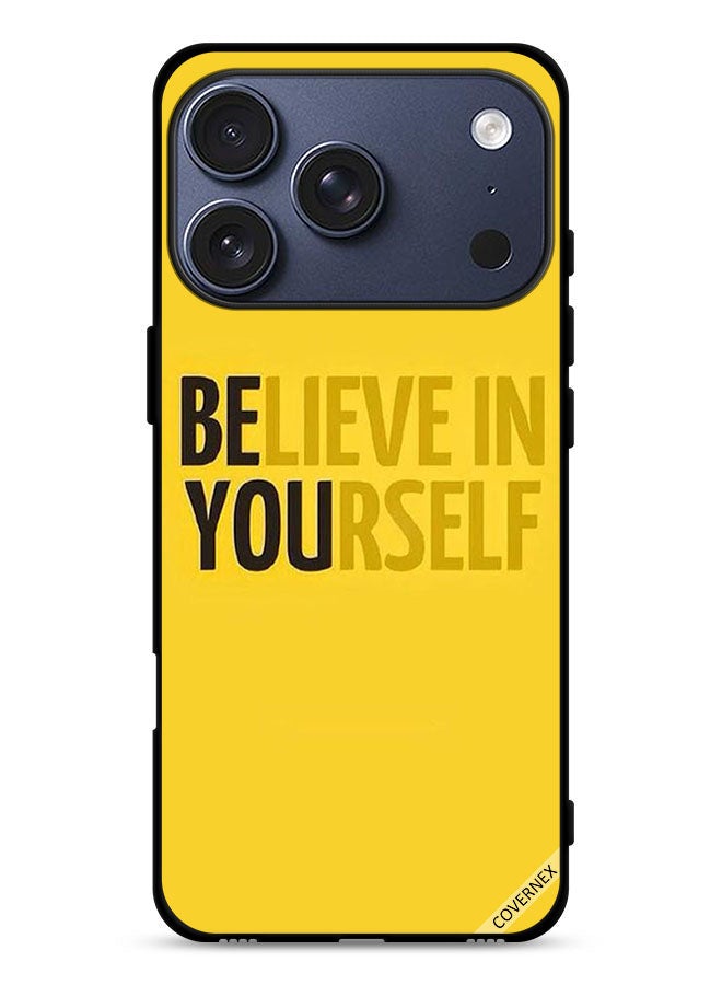 Covernex Apple iPhone 17 Pro Protective Case Cover Believe In Yourself - Image 1