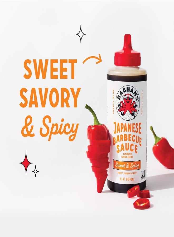 Bachan's - Japanese Barbecue Sauce - Sweet & Spicy, 16 Oz, Small Batch, Non GMO, No Preservatives, Vegan and BPA free. Condiment for Wings, Chicken, Beef, Pork, Seafood, Noodle Recipes, and More - Image 5