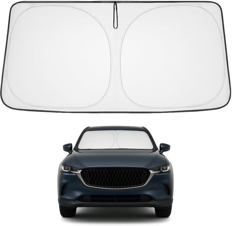 Proadsy 2024 Upgrade Front Windshield Sun Shade Foldable Sunshade Protector Custom Fit 2016-2024 Mazda CX-9 CX9 Sport Utility SUV Accessories - Image 1