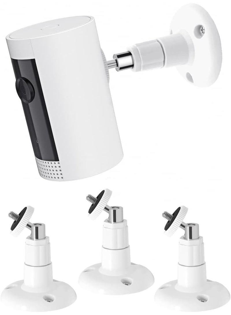 3 Pack Wall Mount for Ring Indoor Cam and Ring Stick Up Cam, 360 Degree Adjustable Mount Bracket, Easy to Install, for Ring Camera Outdoor Indoor Security Camera System - Image 1