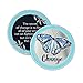 The Token Shop Blue Butterfly Sobriety Chip Inspirational Secret of Change Affirmation Recovery Gift Token AA Coin Medallion - Image 3