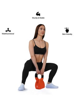 anythingbasic. Kettlebell of 6Kg (13.2LB) Includes 1 * 6Kg (13.2LB) | Material : Iron with Rubber Coat | Exercise, Fitness and Strength Training Weights at Home/Gym | Unisex  - Image 4