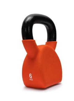 anythingbasic. Kettlebell of 6Kg (13.2LB) Includes 1 * 6Kg (13.2LB) | Material : Iron with Rubber Coat | Exercise, Fitness and Strength Training Weights at Home/Gym | Unisex  - Image 1