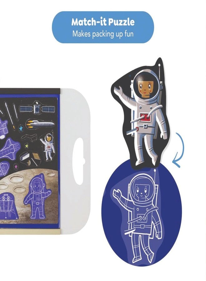 Tiger Tribe Magna Carry Space Explorer - Magnetic Play Set for Kids with Fold Out Play Scene & Solar System Magnets, Ideal Travel Toy to Inspire Storytelling & Imagination - Image 4