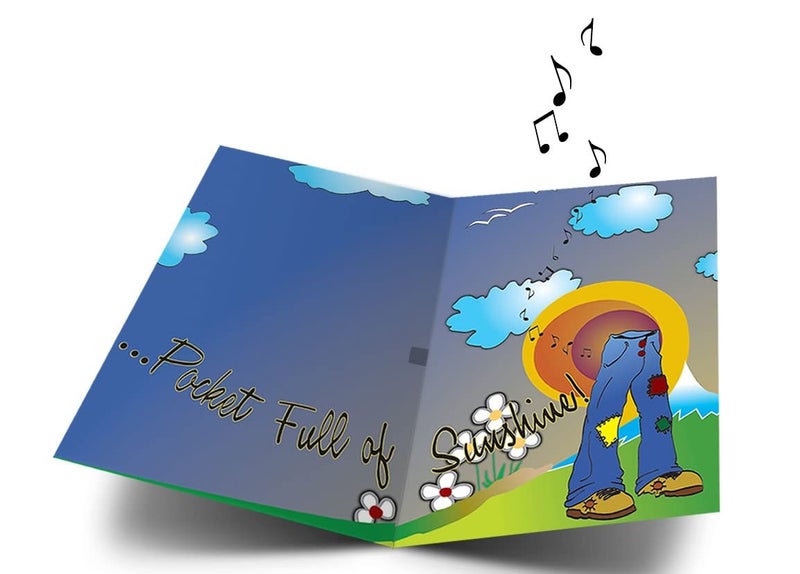 ASVP Shop Easy A Pocketful of Sunshine Musical Greeting Card - Emma Stone Movie - Image 1